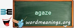 WordMeaning blackboard for agaze